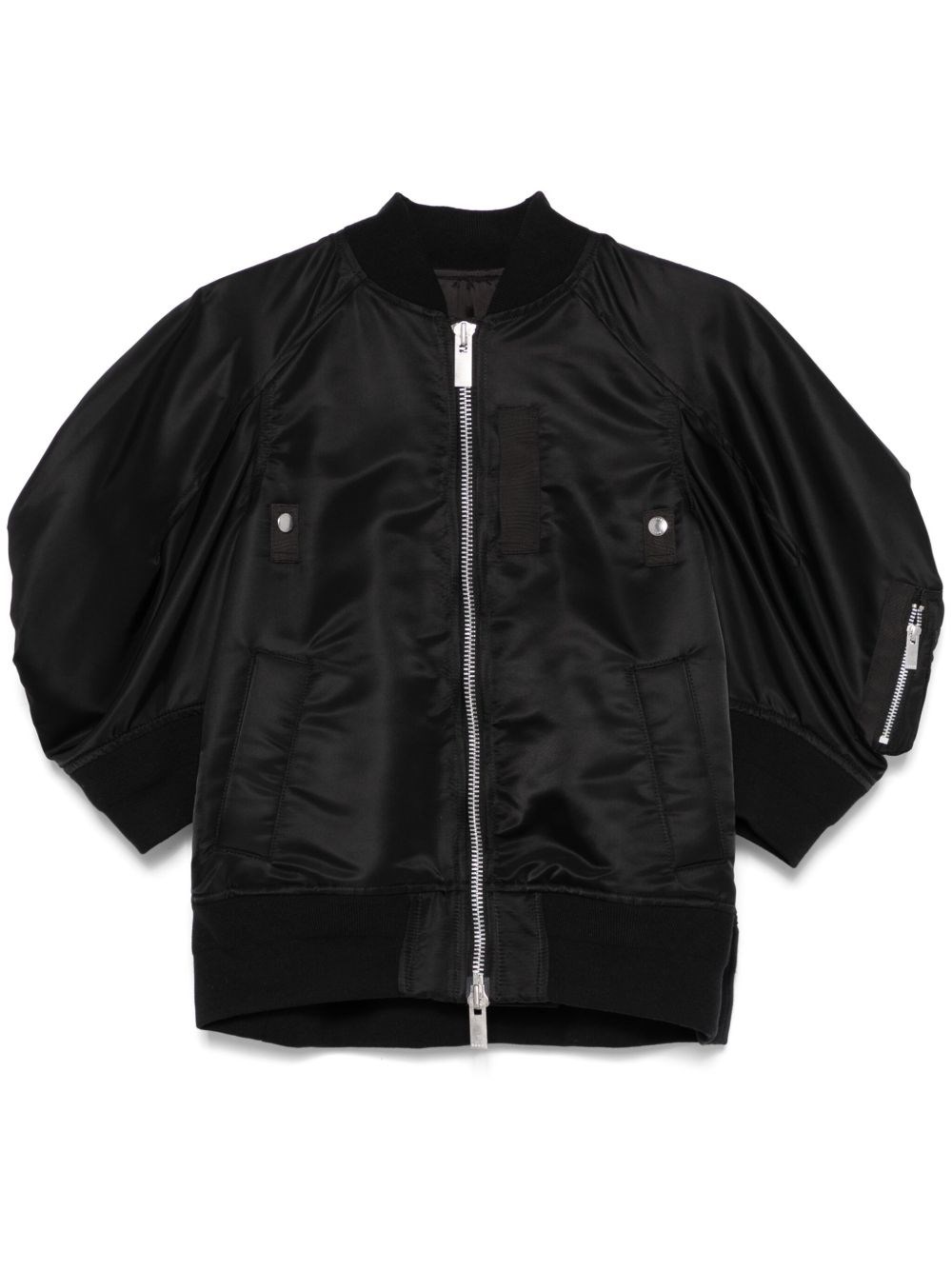 Shop Sacai Nylon Bomber Jacket
