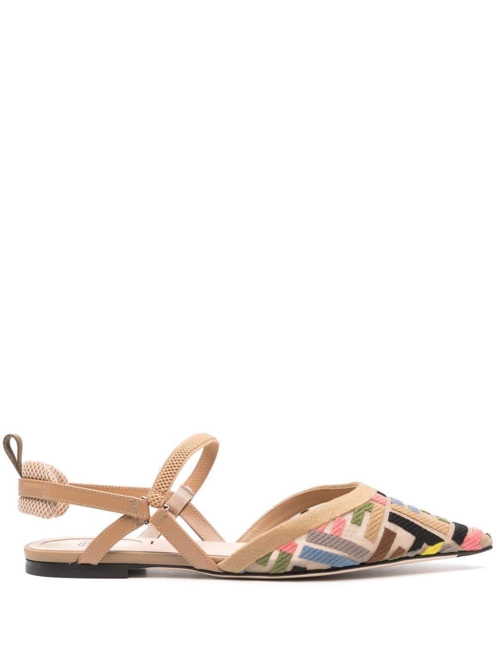 FENDI Fendi Colibrì Lite Slingback Ballets